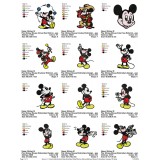 Collection Mickey Mouse Embroidery Designs 02